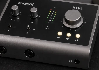 Audient id14 im Tonstudio
